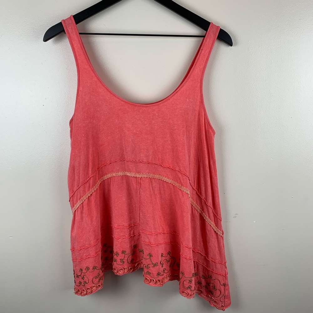 Free People Festival Embellished Tank Small